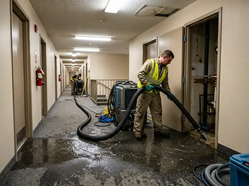 multi-unit-apartment-hallway-f-005 — frequently asked questions, Emergency Burst Pipe Water Extraction & Removal in West Dun…